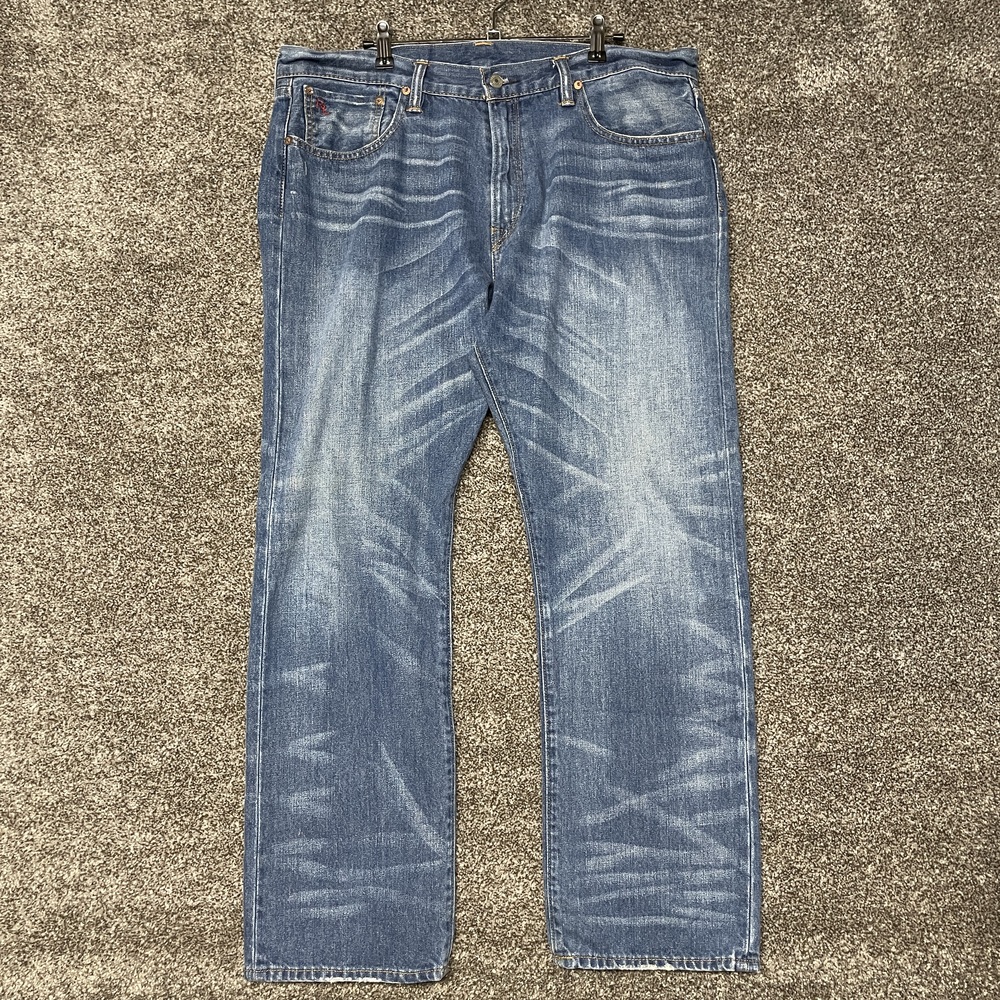 Polo Ralph Lauren Mens Classic Fit 867 Jeans Straight Blue Denim Size 36x30